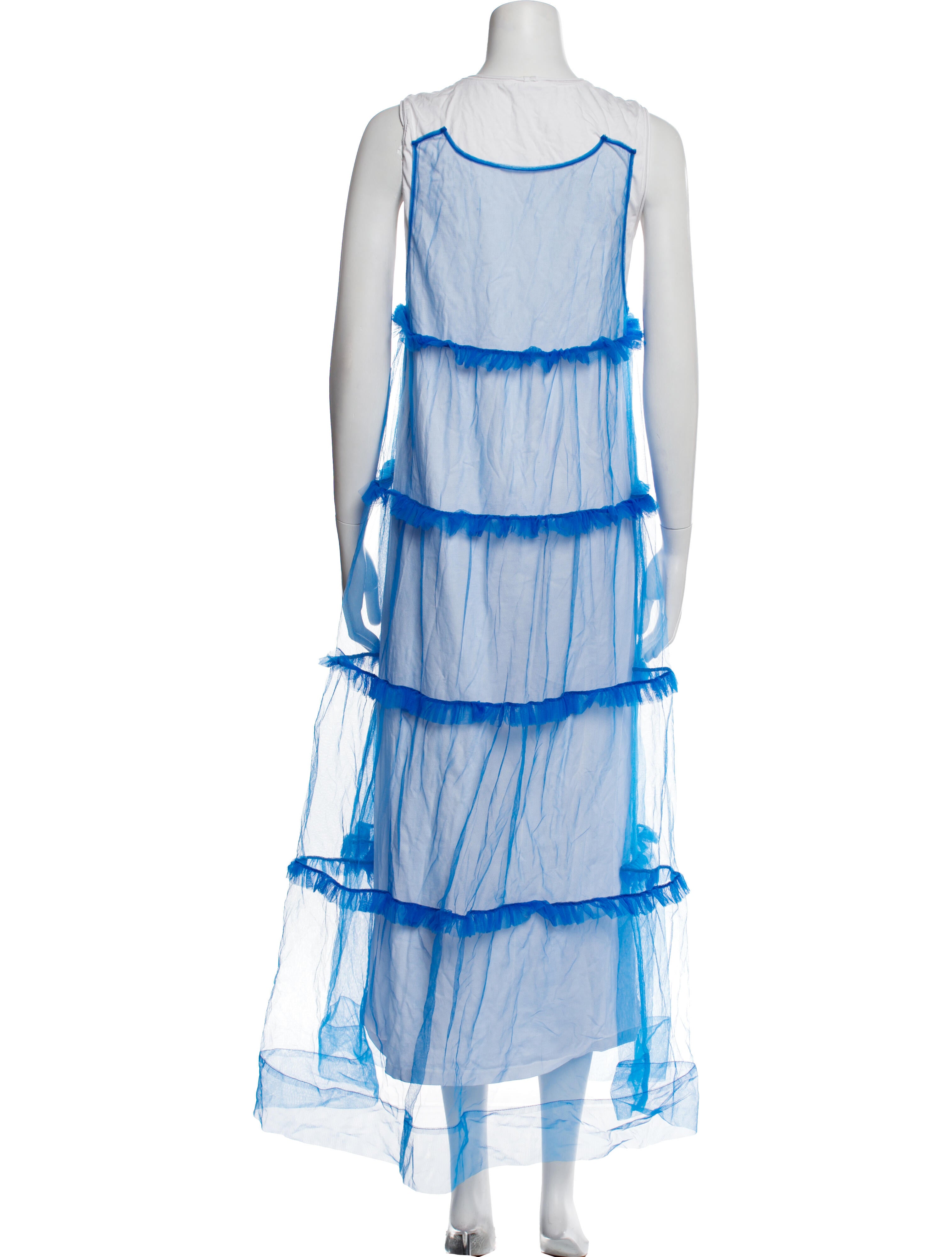 P.A.R.O.S.H. Printed Midi Length Dress